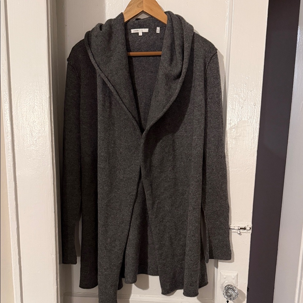 Vince Charcoal Gray Women's Cardigan